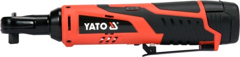 GRZECHOTKA UDAROWA 12V 3/8'' 45NM - 2AH mocna i poręczna do warsztatu i domu YATO YT-82902