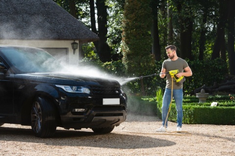 MYJKA CIŚNIENIOWA AKUMULATOROWA PISTOLET LANCA WĄŻ 6 m ONE+ RYOBI RY18PW22A-0