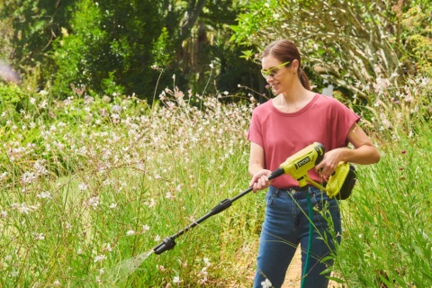 MYJKA CIŚNIENIOWA AKUMULATOROWA PISTOLET LANCA WĄŻ 6 m ONE+ RYOBI RY18PW22A-0