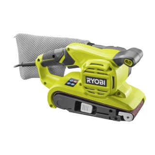 Sieciowa szlifierka taśmowa wydajny silnik o mocy 800 W możliwość regulacji RBS800 RYOBI