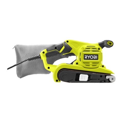 Sieciowa szlifierka taśmowa wydajny silnik o mocy 800 W możliwość regulacji RBS800 RYOBI