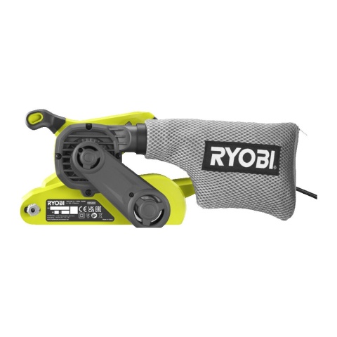 Sieciowa szlifierka taśmowa wydajny silnik o mocy 800 W możliwość regulacji RBS800 RYOBI