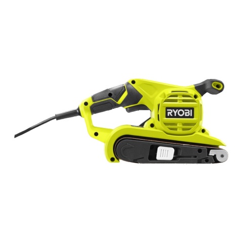 Sieciowa szlifierka taśmowa wydajny silnik o mocy 800 W możliwość regulacji RBS800 RYOBI