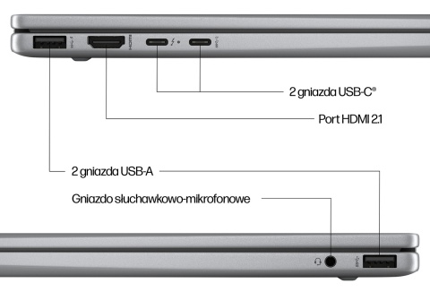 2w1 HP ENVY 14 x360 2.8K OLED 120Hz AMD Ryzen 5 8640HS 6-rdzeni 16GB LPDDR5 512GB SSD NVMe Windows 11 Active Pen