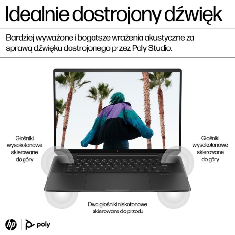 2w1 HP Spectre 16 x360 2.8K OLED 120Hz Intel Core Ultra 7 155H 16-rdzeni 16GB LPDDR5x 1TB SSD NVMe Windows 11 Active Pen