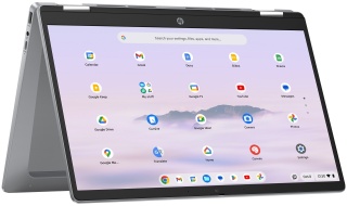 Dotykowy 2w1 HP Chromebook x360 14b FullHD IPS Intel Core i3-N305 8-rdzenie 8GB LPDDR5 256GB UFS Chrome OS