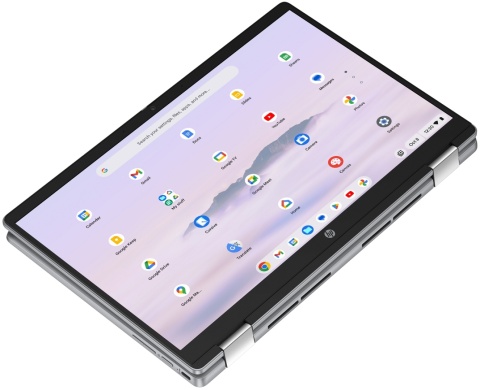 Dotykowy 2w1 HP Chromebook x360 14b FullHD IPS Intel Core i3-N305 8-rdzenie 8GB LPDDR5 256GB UFS Chrome OS