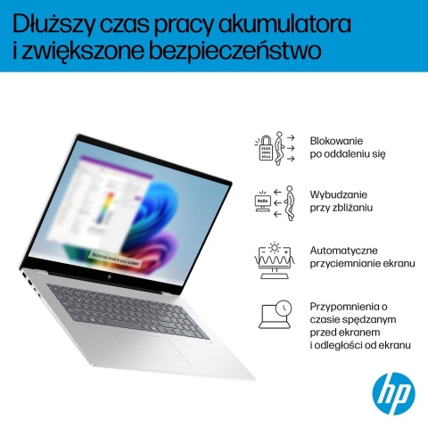 Dotykowy HP OmniBook 7 17" Next Gen AI FHD IPS Intel Core Ultra 7 258V 8-rdzeni 32GB LPDDR5x 2TB SSD NVMe RTX 4050 6GB Win11 Pro