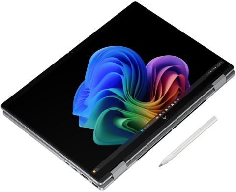 Dotykowy HP OmniBook X Flip 14 Next Gen AI 3K OLED 120Hz AMD Ryzen AI 7 350 8-rdzeni 24GB LPDDR5x 1TB SSD NVMe Win11 Active Pen