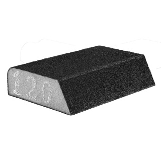 GĄBKA ŚCIERNA 98 X 25 X 68 MM K120 SKOŚNA 55H926 GRAPHITE