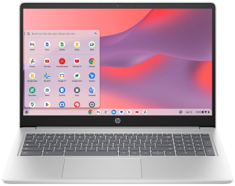HP Chromebook 15a FullHD IPS Intel Core i3-N305 8-rdzeni 8GB LPDDR5 256GB UFS SSD Chrome OS