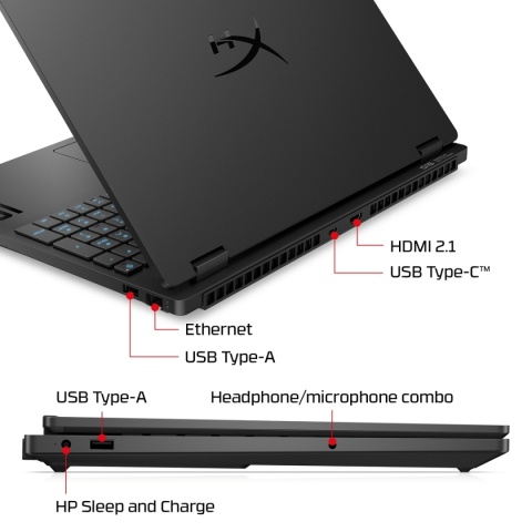 HyperX OMEN 15 2.5K IPS 180Hz Intel Core i5-14450HX 10-rdzeni 24GB DDR5 1TB SSD NVIDIA RTX 5060 8GB Windows 11