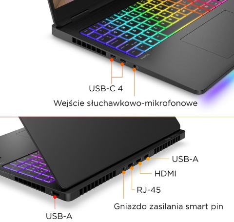 HP OMEN MAX Gaming 16 WQXGA IPS 240Hz AMD Ryzen AI 7 350 8-rdzeni 32GB DDR5 1TB SSD NVIDIA GeForce RTX 5070 Ti 12GB Windows 11