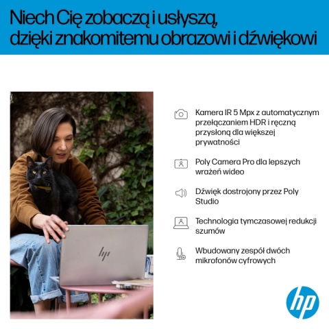 HP OmniBook 7 AI 16 2.5K IPS Intel Core Ultra 7 255H 16-rdzeni 32GB DDR5 2TB SSD NVMe Windows 11 Pro