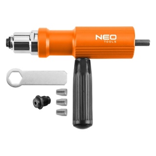 ADAPTER DO NITÓW ZRYWANYCH NA WKRĘTARKĘ 2,4-4,8mm HEX 7mm NEO TOOLS 56-634