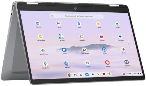Dotykowy 2w1 HP Chromebook x360 14b FullHD IPS Intel Core i3-N305 8-rdzenie 8GB LPDDR5 256GB UFS Chrome OS