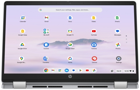 Dotykowy 2w1 HP Chromebook x360 14b FullHD IPS Intel Core i3-N305 8-rdzenie 8GB LPDDR5 256GB UFS Chrome OS