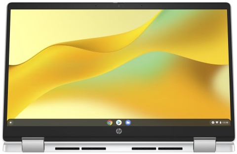 Dotykowy 2w1 HP Chromebook x360 14b FullHD IPS Intel N200 4-rdzenie 8GB LPDDR5 128GB UFS Chrome OS