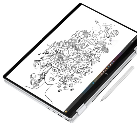 Dotykowy HP OmniBook X Flip 14 Next Gen AI 2K IPS Intel Core Ultra 7 258V 8-rdzeni 32GB LPDDR5x 2TB SSD NVMe Win11 Active Pen