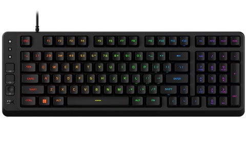 Klawiatura przewodowa gamingowa HyperX Eve 1800 - 10-strefowe podświetlenie RGB LED, anti-ghosting, USB, B7JE0AA QWERTY US/PL