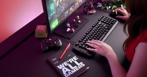 Klawiatura przewodowa gamingowa HyperX Eve 1800 - 10-strefowe podświetlenie RGB LED, anti-ghosting, USB, B7JE0AA QWERTY US/PL