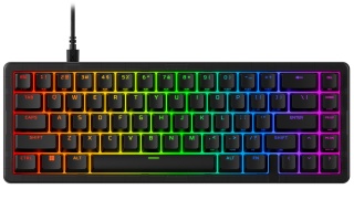 Klawiatura przewodowa gamingowa HyperX Origins 2 65 - RGB LED dla każdego klawisza, anti-ghosting, USB B4QS3AA, QWERTY US/PL