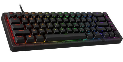 Klawiatura przewodowa gamingowa HyperX Origins 2 65 - RGB LED dla każdego klawisza, anti-ghosting, USB B4QS3AA, QWERTY US/PL