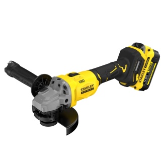 SZLIFIERKA KĄTOWA AKUMULATOROWA 125 MM 18V 4 AH WALIZKA STANLEY SFMCG710M1T