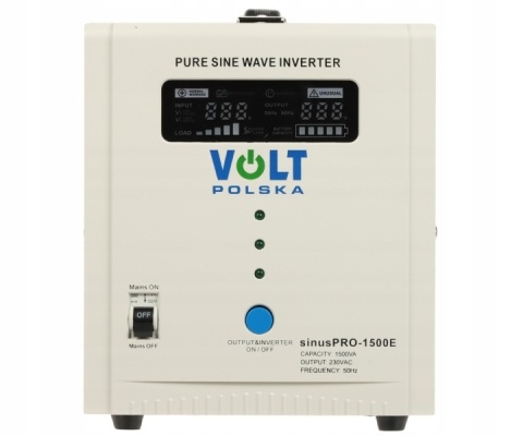 ZASILACZ UPS SINUS-PRO-1500E 1500 VA VOLT Polska VOLT SINUS