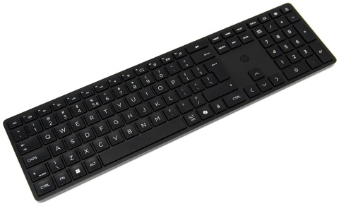 Bezprzewodowa klawiatura i mysz HP 655 czarna pełnowymiarowa z blokiem numerycznym 4R009UT QWERTY (duży enter)