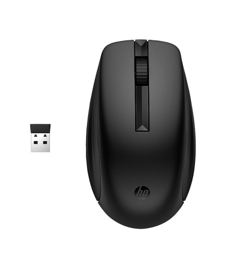 Bezprzewodowa klawiatura i mysz HP 655 czarna pełnowymiarowa z blokiem numerycznym 4R009UT QWERTY (duży enter)