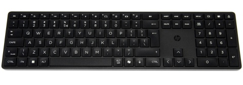Bezprzewodowa klawiatura i mysz HP 655 czarna pełnowymiarowa z blokiem numerycznym 4R009UT QWERTY (duży enter)