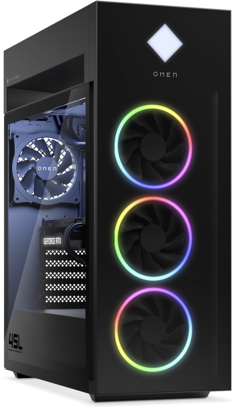 HP OMEN 45L GT22 Gaming PC Intel Core i9-12900K 16-rdzenie 64GB DDR4 RGB 2TB SSD NVMe NVIDIA GeForce RTX 3090 24GB Windows 11