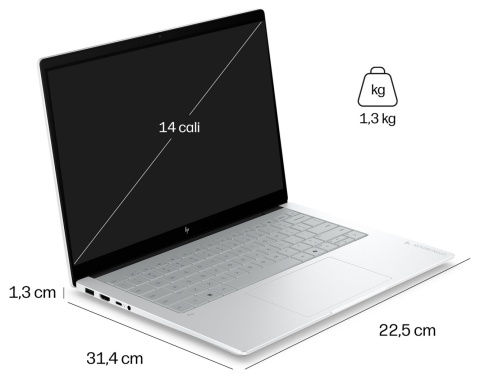 HP OmniBook X Next Gen AI 14 2K OLED Intel Core Ultra 9 386H 16-rdzeni 32GB LPDDR5x 1TB SSD NVMe Windows 11 +zasilacz