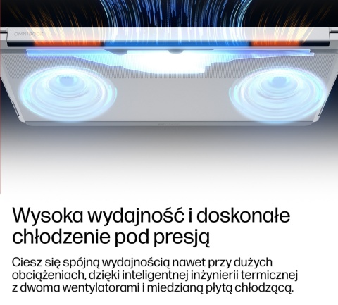 HP OmniBook X Next Gen AI 14 2K OLED Intel Core Ultra 9 386H 16-rdzeni 32GB LPDDR5x 1TB SSD NVMe Windows 11 +zasilacz