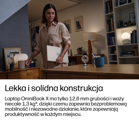 HP OmniBook X Next Gen AI 14 2K OLED Intel Core Ultra 9 386H 16-rdzeni 32GB LPDDR5x 1TB SSD NVMe Windows 11 +zasilacz