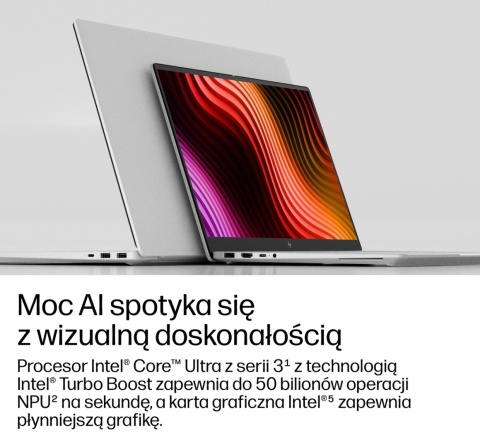 HP OmniBook X Next Gen AI 14 2K OLED Intel Core Ultra 9 386H 16-rdzeni 32GB LPDDR5x 1TB SSD NVMe Windows 11 +zasilacz