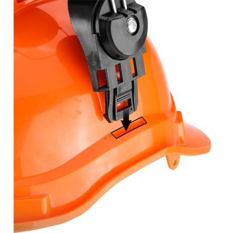 Hełm kask ochronny dla pilarzy z nausznikami bhp osłona twarzy siatka 97-395 NEO TOOLS