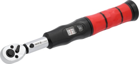 KLUCZ DYNAMOMETRYCZNY 1/4" 2-26 Nm 250 mm CERTYFIKAT YT-07690 YATO