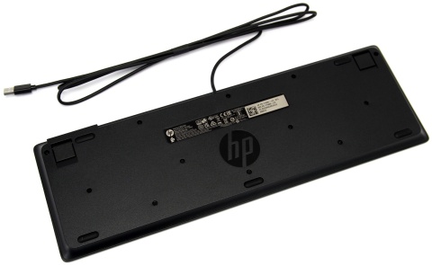 Klawiatura przewodowa HP Business Slim v2 SmartCard USB czarna pełnowymiarowa z blokiem numerycznym i czytnikiem A71J9AA