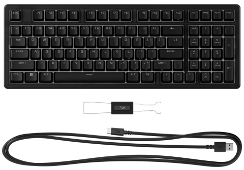 Klawiatura przewodowa gamingowa HyperX Origins 2 1800 - RGB LED dla każdego klawisza, anti-ghosting, USB, B4QS4AA, QWERTY US/PL
