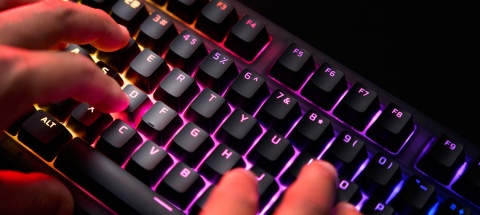 Klawiatura przewodowa gamingowa HyperX Origins 2 1800 - RGB LED dla każdego klawisza, anti-ghosting, USB, B4QS4AA, QWERTY US/PL