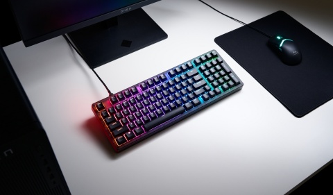 Klawiatura przewodowa gamingowa HyperX Origins 2 1800 - RGB LED dla każdego klawisza, anti-ghosting, USB, B4QS4AA, QWERTY US/PL