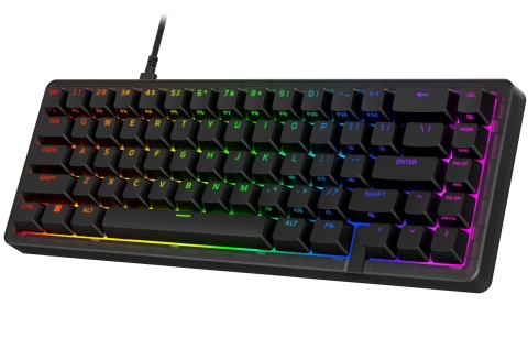 Klawiatura przewodowa gamingowa HyperX Origins 2 65 - RGB LED dla każdego klawisza, anti-ghosting, USB B4QS3AA, QWERTY US/PL