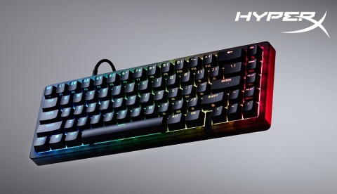 Klawiatura przewodowa gamingowa HyperX Origins 2 65 - RGB LED dla każdego klawisza, anti-ghosting, USB B4QS3AA, QWERTY US/PL
