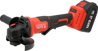 SZLIFIERKA KĄTOWA 125mm 2 AKUMULATORY 18V 4Ah SOFT START BEZSZCZOTKOWA YATO YT-828255