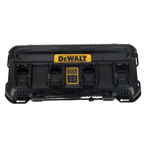 Wieloportowa ładowarka 4A 230V 4Amp wskaźnik naładowania DeWALT DCB1404-QW