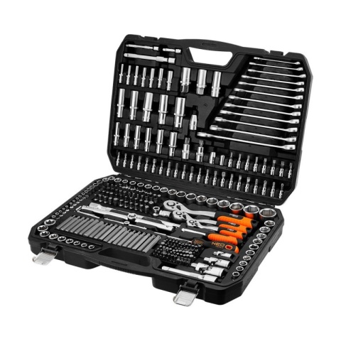 10-218 ZESTAW KLUCZY 300 ELEMENTÓW 1/2", 3/8", 1/4" 10-218 NEO TOOS