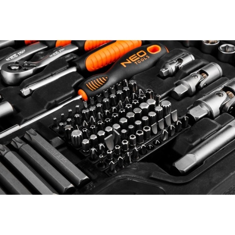 10-218 ZESTAW KLUCZY 300 ELEMENTÓW 1/2", 3/8", 1/4" 10-218 NEO TOOS