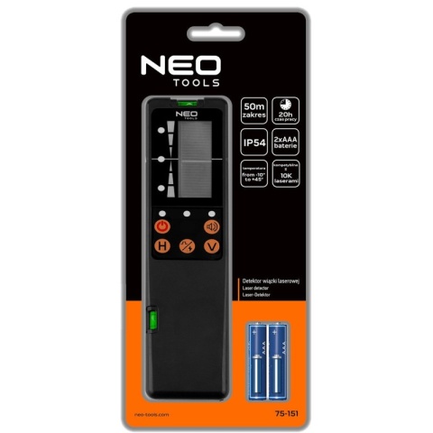 Detektor wiązki laserowej zasięg detekcji do 50m NEO TOOLS 75-151